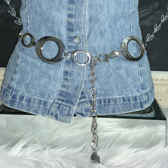 Silver Circle Chain Belt main image 7